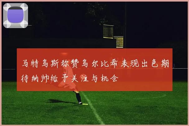 马特乌斯称赞乌尔比希表现出色期待纳帅给予关注与机会